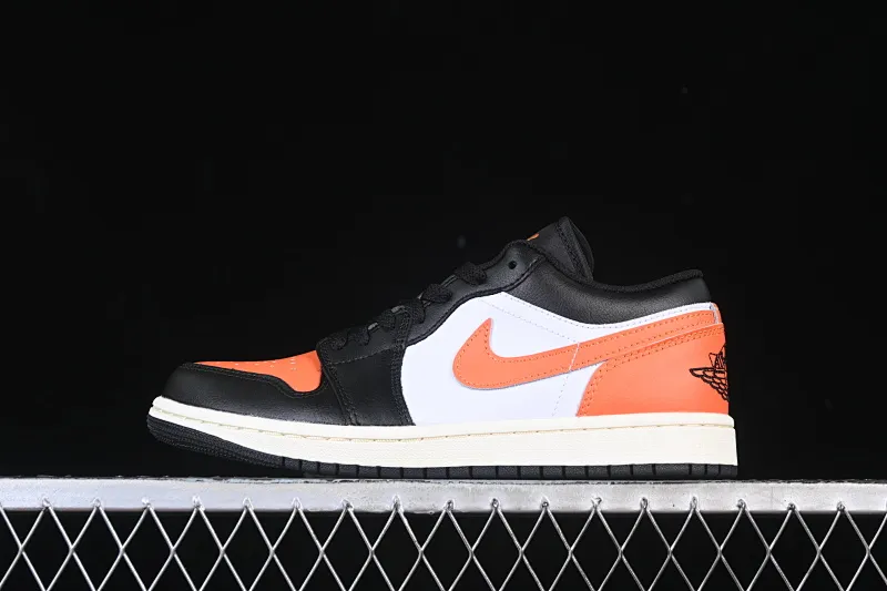 All categories Air Jordan Jordan series basketball shoes Air Jordan 1 Low G version pure original Air Jordan 1 Low AJ1 Joe 1 black and white orange low-top retro cultural basketball shoes 553558-081